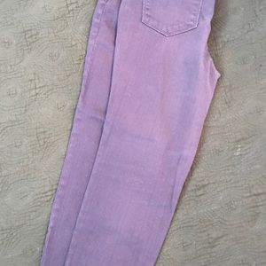 Purple skinny jeans